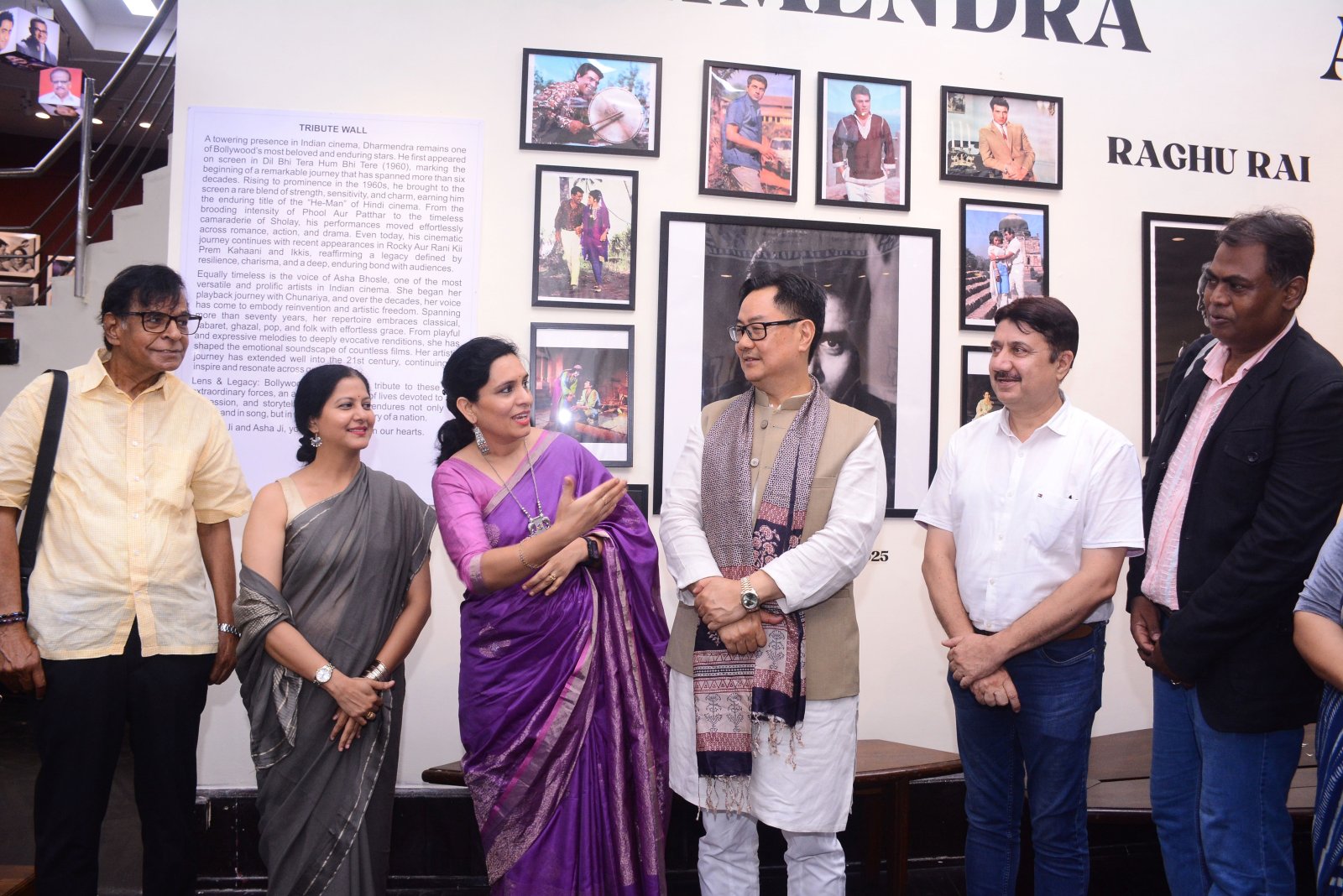 Union Minister Kiren Rijiju Visits Lens & Legacy at NGMA Mumbai