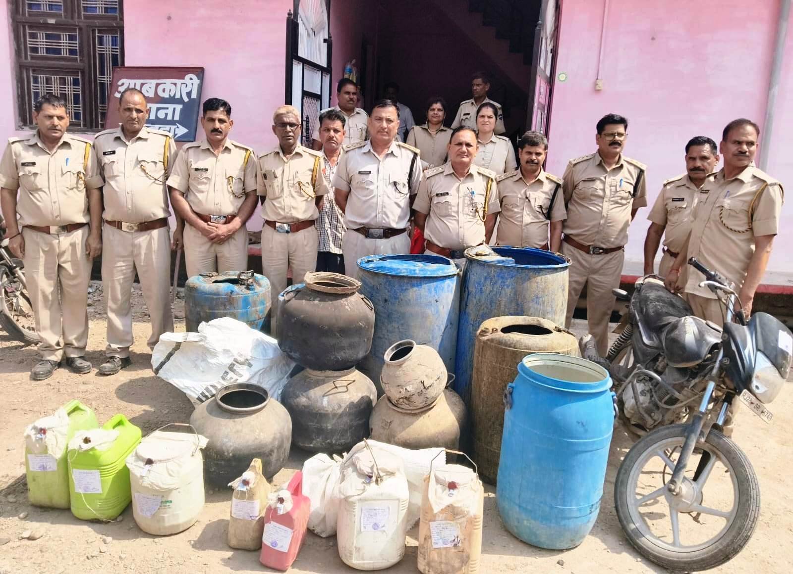 अवैध मदिरा पर प्रभावी कार्रवाई