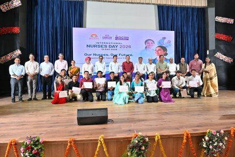 गीतांजलि हॉस्पिटल में अंतरराष्ट्रीय नर्सिंग दिवस उत्साह एवं गरिमा के साथ मनाया गया