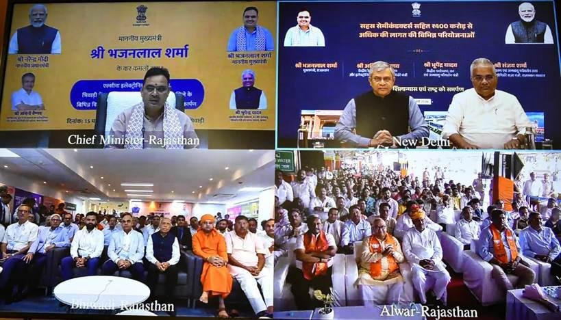 राजस्थान की वास्तुकला, विरासत को आधुनिक बुनियादी ढांचे के साथ मिलाते हुए, अलवर स्टेशन का पुनर्विकास तेजी से प्रगति पर हैः अश्विनी वैष्णव