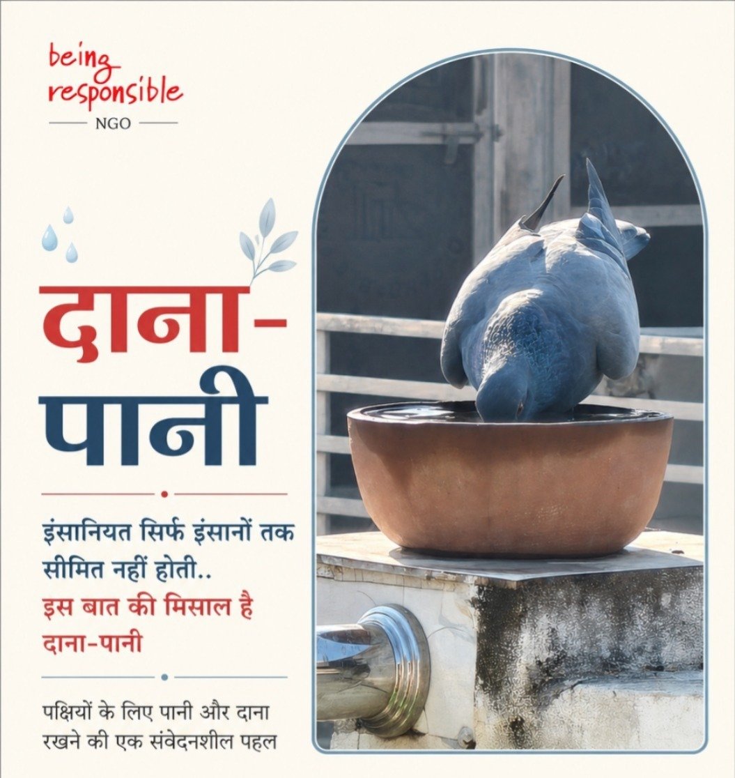 Providing Water To Voiceless Creatures: Humanity Is Not Limited To Humans Alone