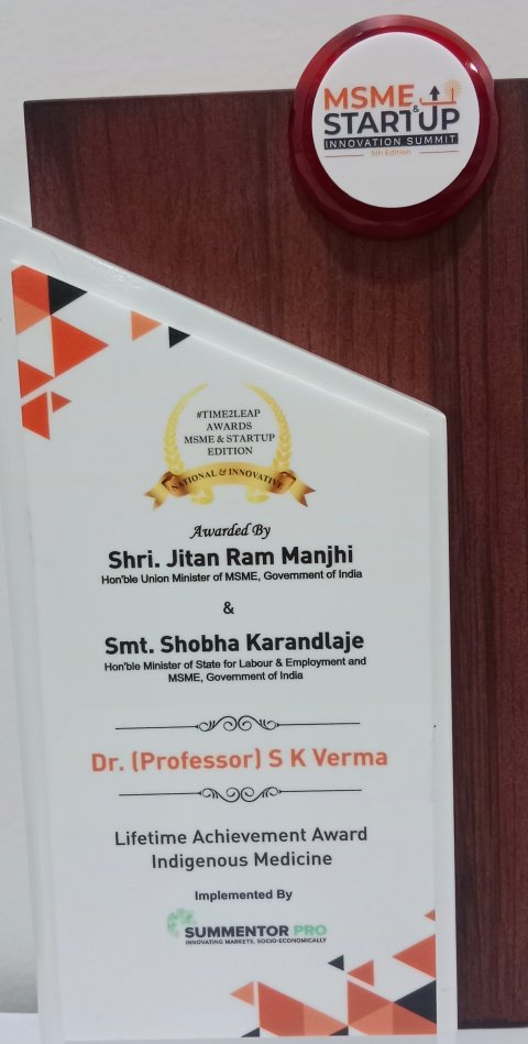 ###Dr. S.K.Verma honoured with Lifetime Achievement