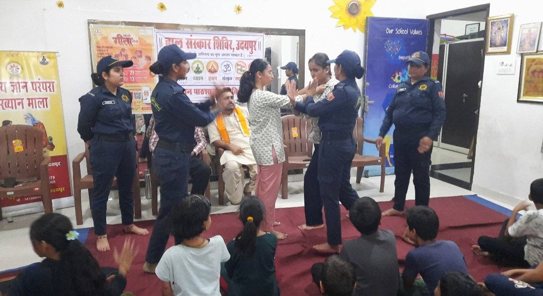 Self-Defence Training and “Swarn Prashan Sanskar” Conducted in Camp
