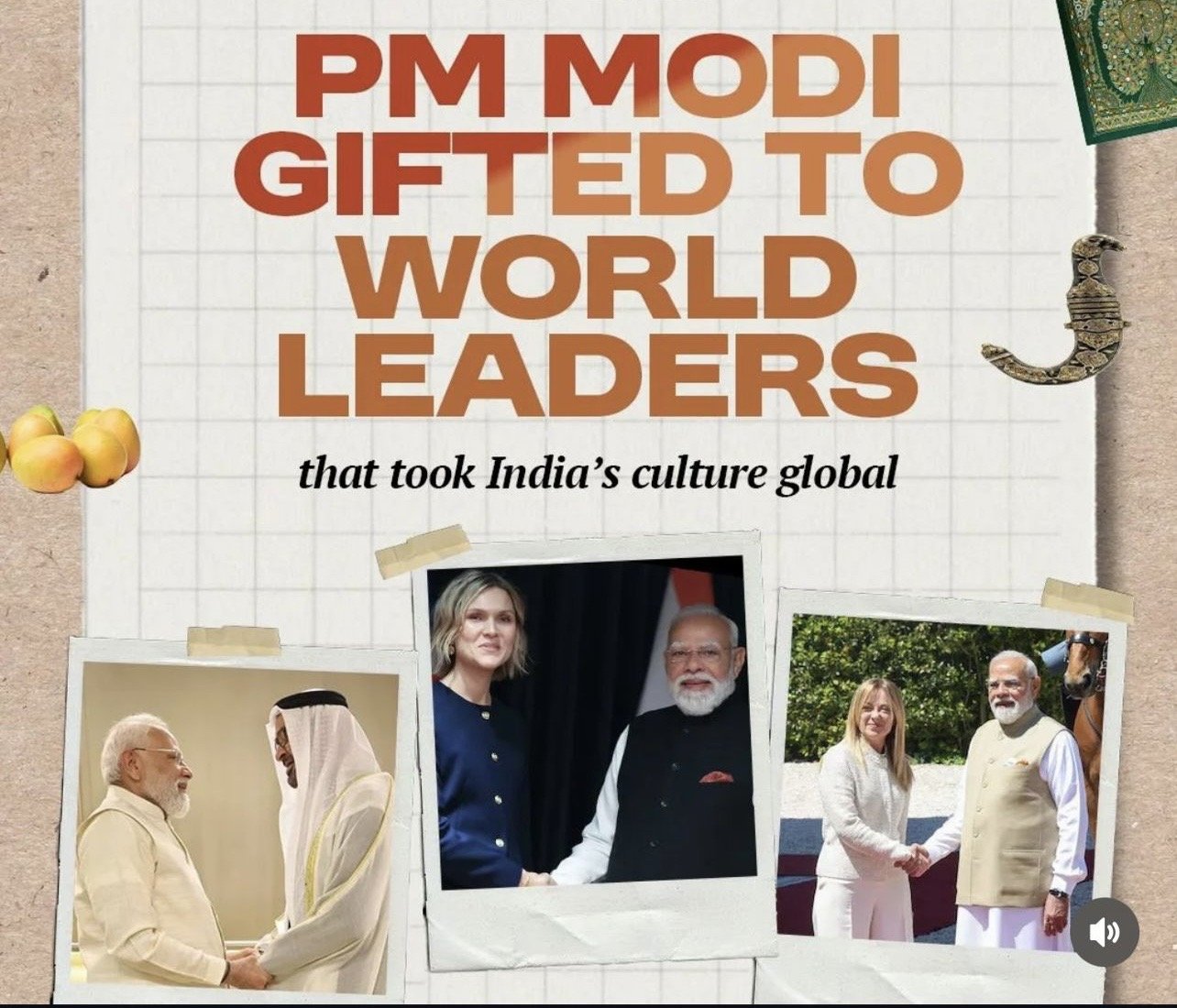 प्रधानमंत्री नरेन्द्र मोदी ने अपनी विदेश यात्रा के दौरान विभिन्न राष्ट्राध्यक्षों को राजस्थान की सुप्रसिद्ध थेवा, मीनाकारी, कुन्दन तथा जयपुर ब्लू पोट्री से निर्मित उपहार भेंट किए