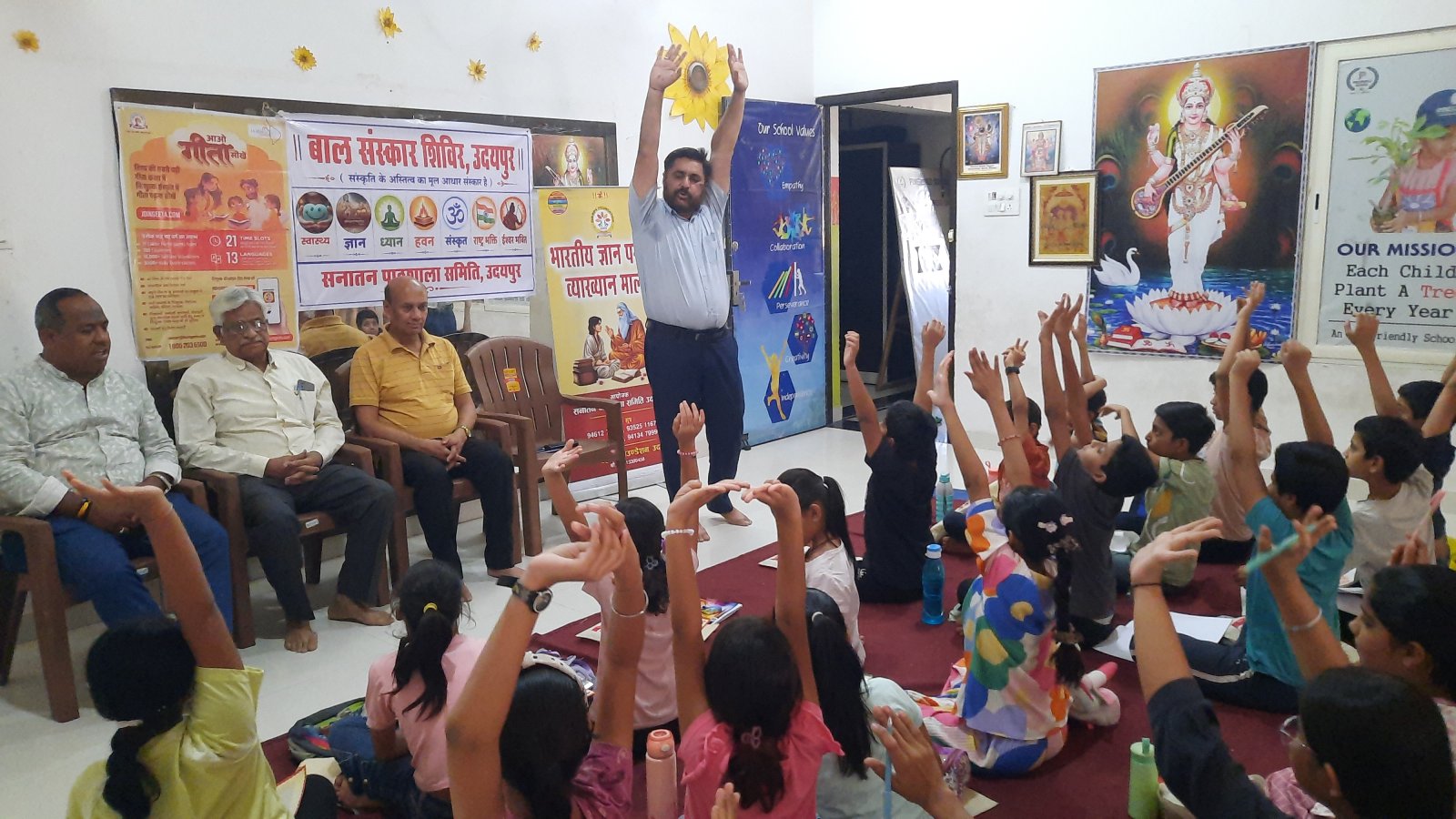 Children Learning Sanatan Values Through Fun and Games
