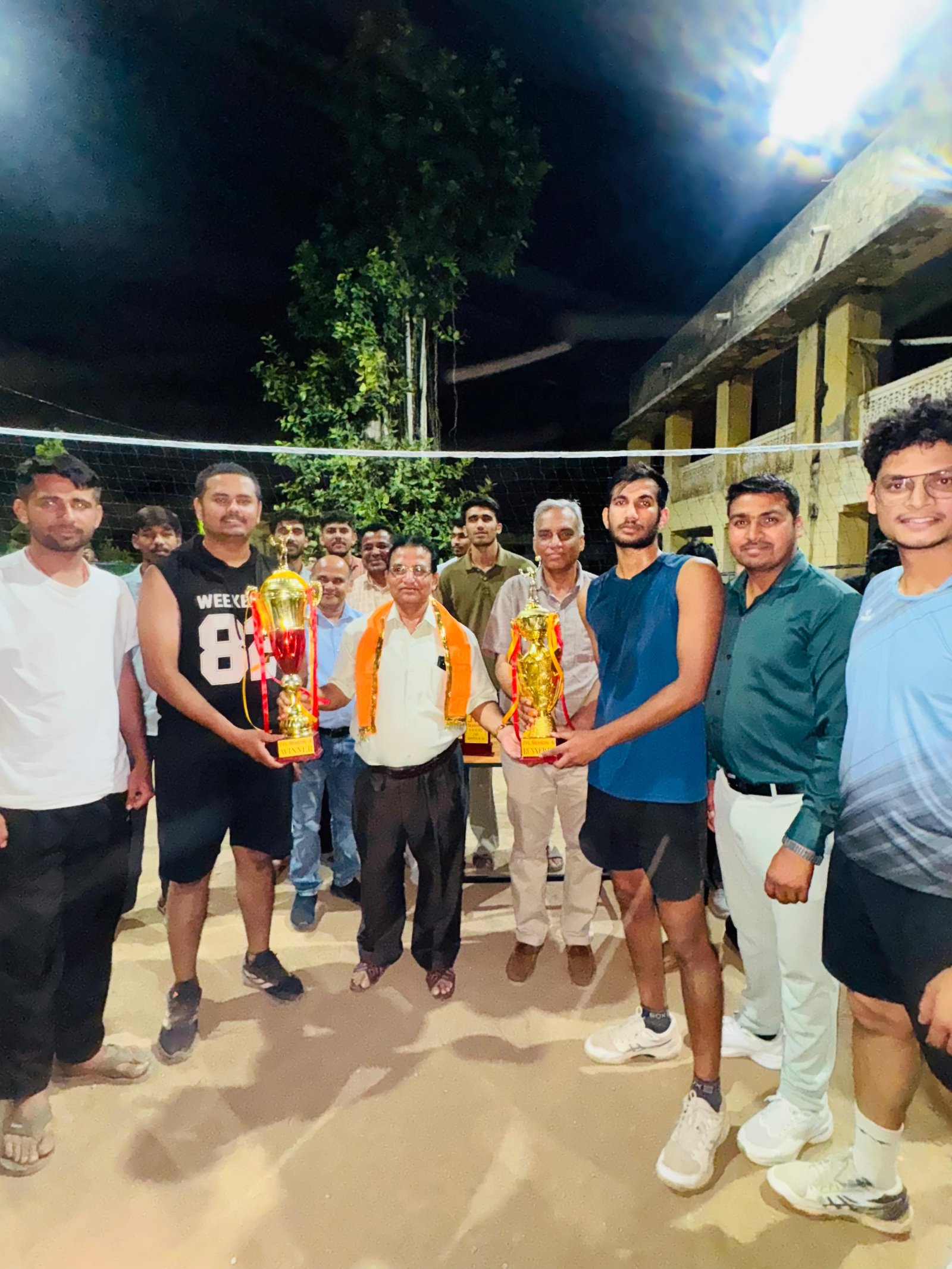 Grand Finale of “J.C. Bose Volleyball League (JVL)–6” at J.C. Bose Hostel; Vice Chancellor Interacts and Shares Dinner with Students