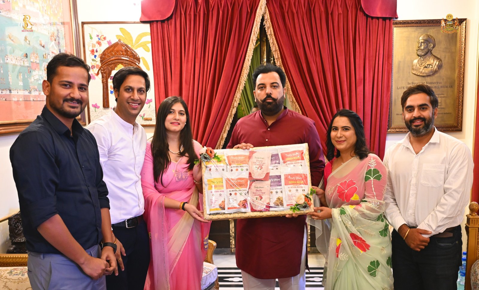 लक्ष्यराज सिंह मेवाड़ ने किया ट्रूली योर्स फूड्स के प्रोडक्ट्स व वेबसाइट का शुभारंभ