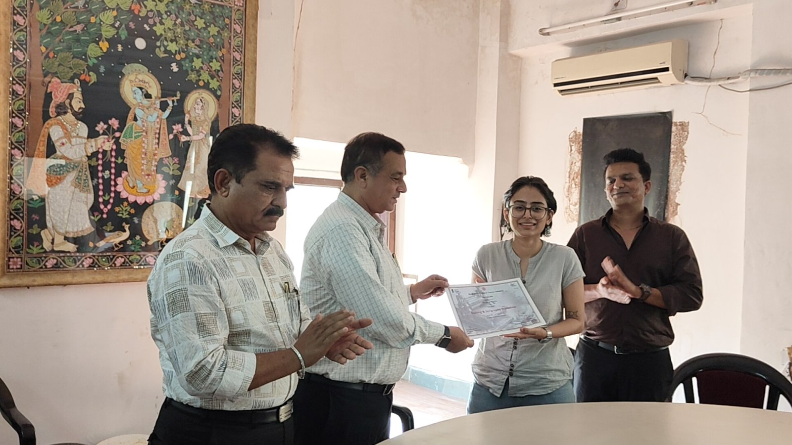 ###Seven-Day Etching and Serigraphy Workshop Concludes in Udaipur