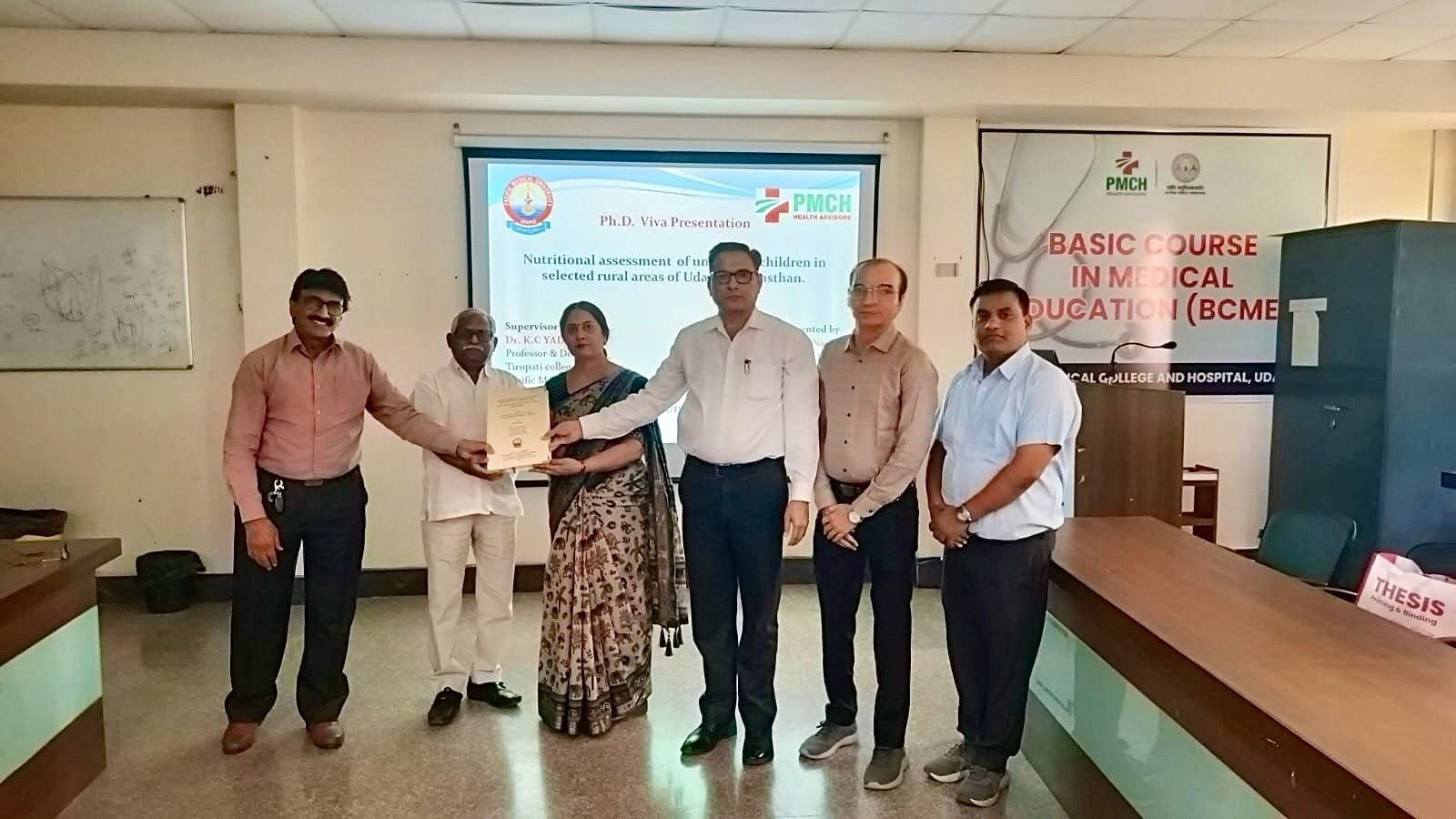 Sadhana Nagar Awarded PhD Degree for Research on Nutritional Assessment of Rural Children