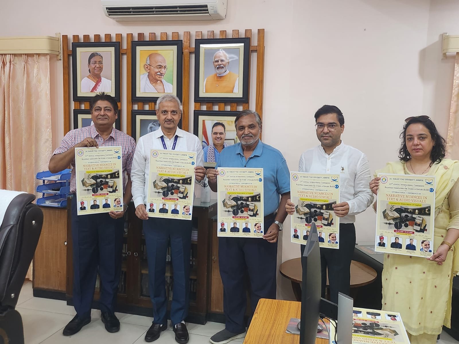 Poster Released for International Conference at JNVU