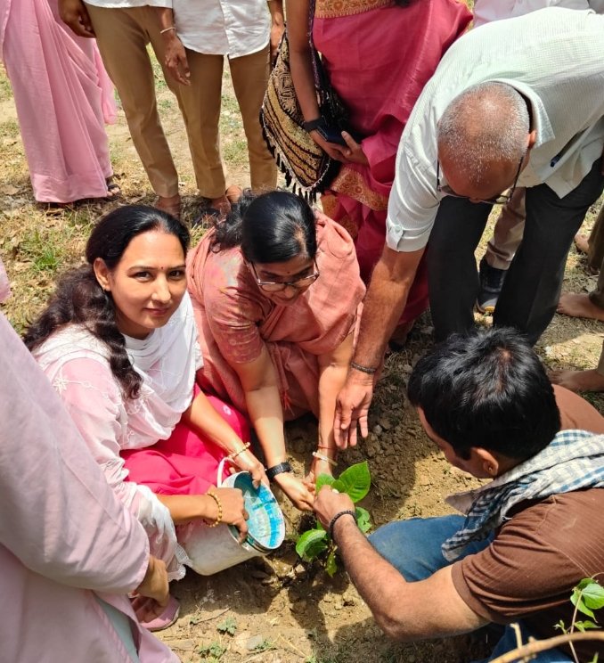 डाइट उदयपुर में विश्व पर्यावरण दिवस पर पौधारोपण, पर्यावरण संरक्षण का दिया संदेश