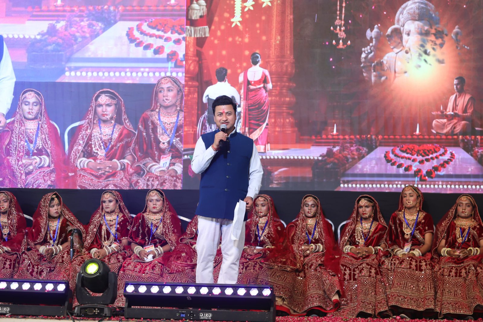नारायण सेवा संस्थान ने 46वें सामूहिक विवाह समारोह में 21 दिव्यांग जोड़ों के सपनों को दिया नया आसमान