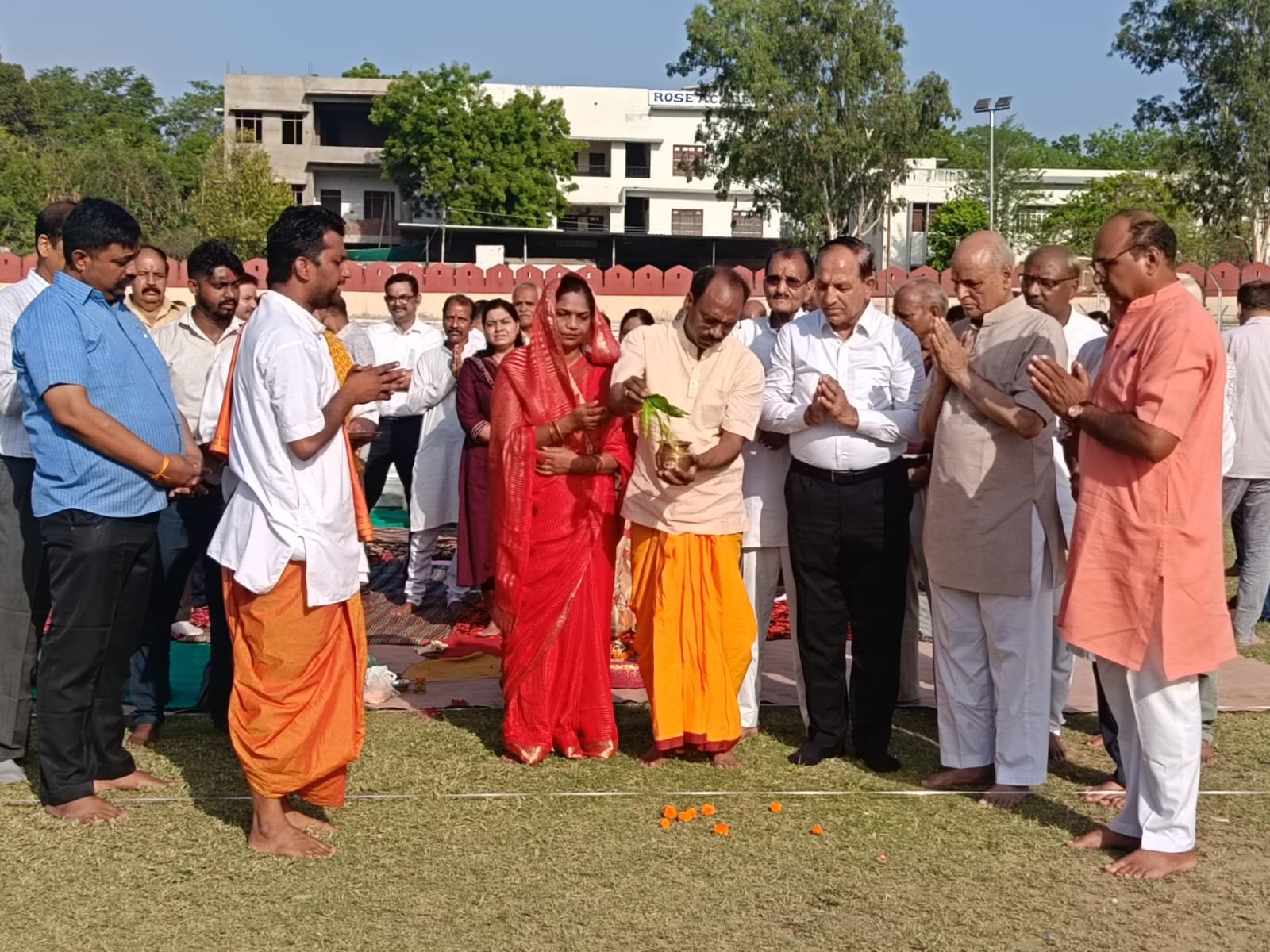 हल्दीघाटी सार्द्ध विजय चतुःशती उत्सव: भूमि पूजन के साथ ही विशाल पाण्डाल निर्माण शुरू