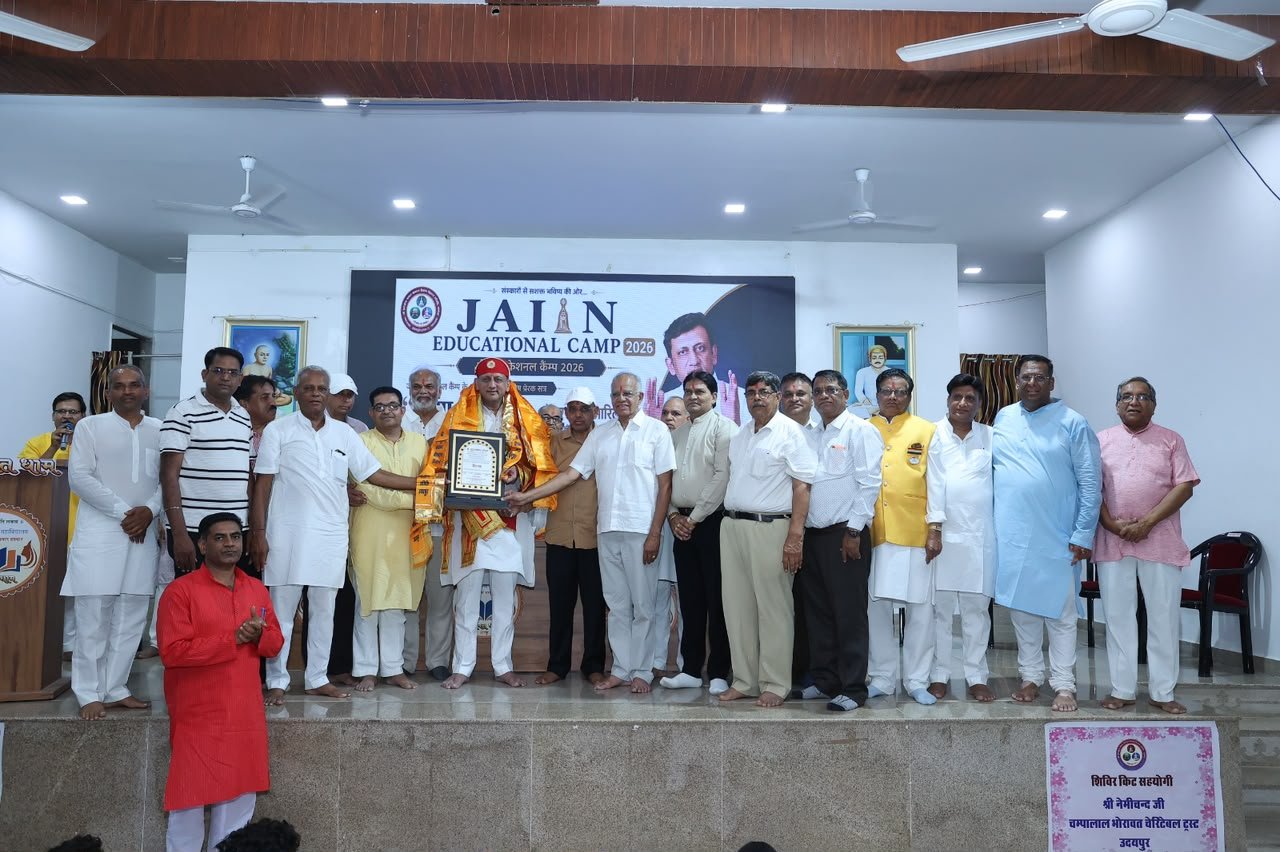###Dr. S.P. Bharill Honoured with Prestigious “Jain Ratna Samman” for Spreading Jain Philosophy Across the Globe