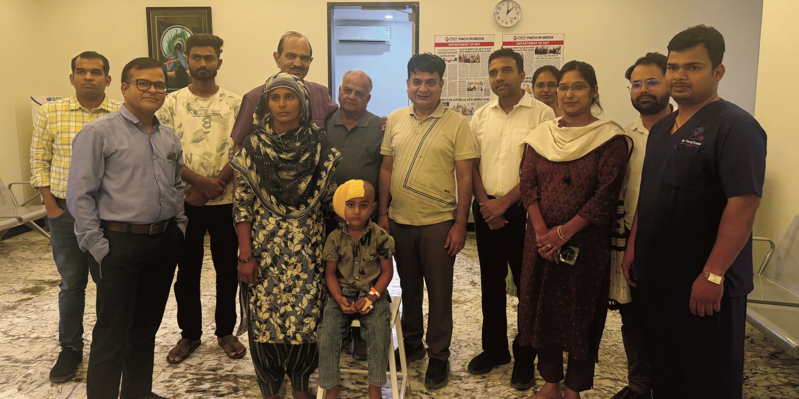 Five-Year-Old Mohammad Ali Receives Free Cochlear Implant; PMCH Chairman Rahul Agrawal Extends Financial Support