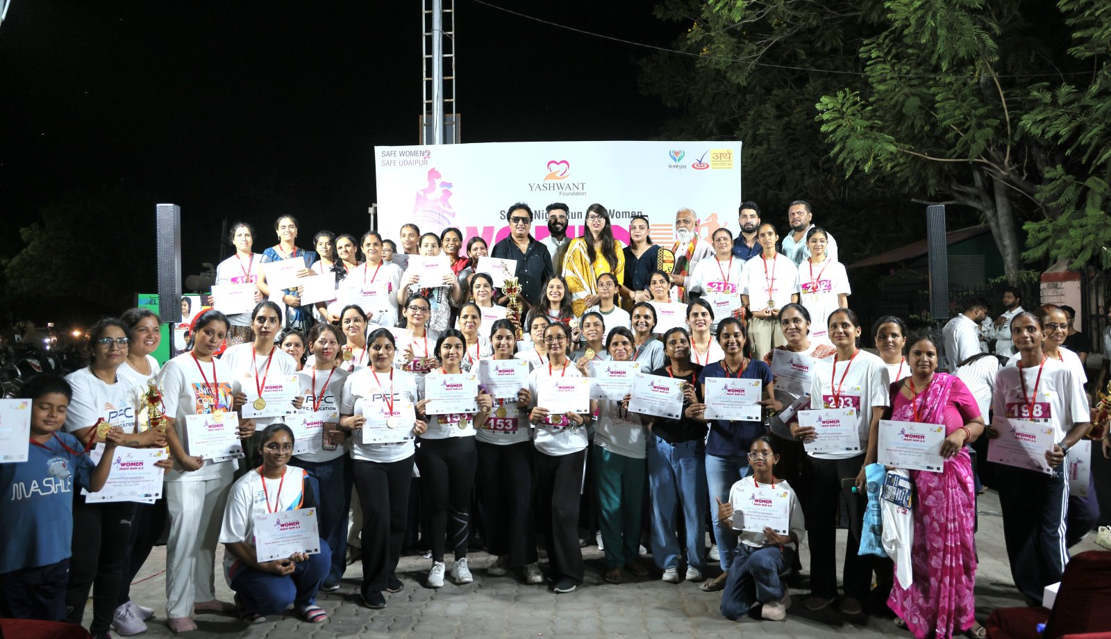 यशवंत फाउंडेशन की “Night Run 2.0” में उमड़ी महिला शक्ति