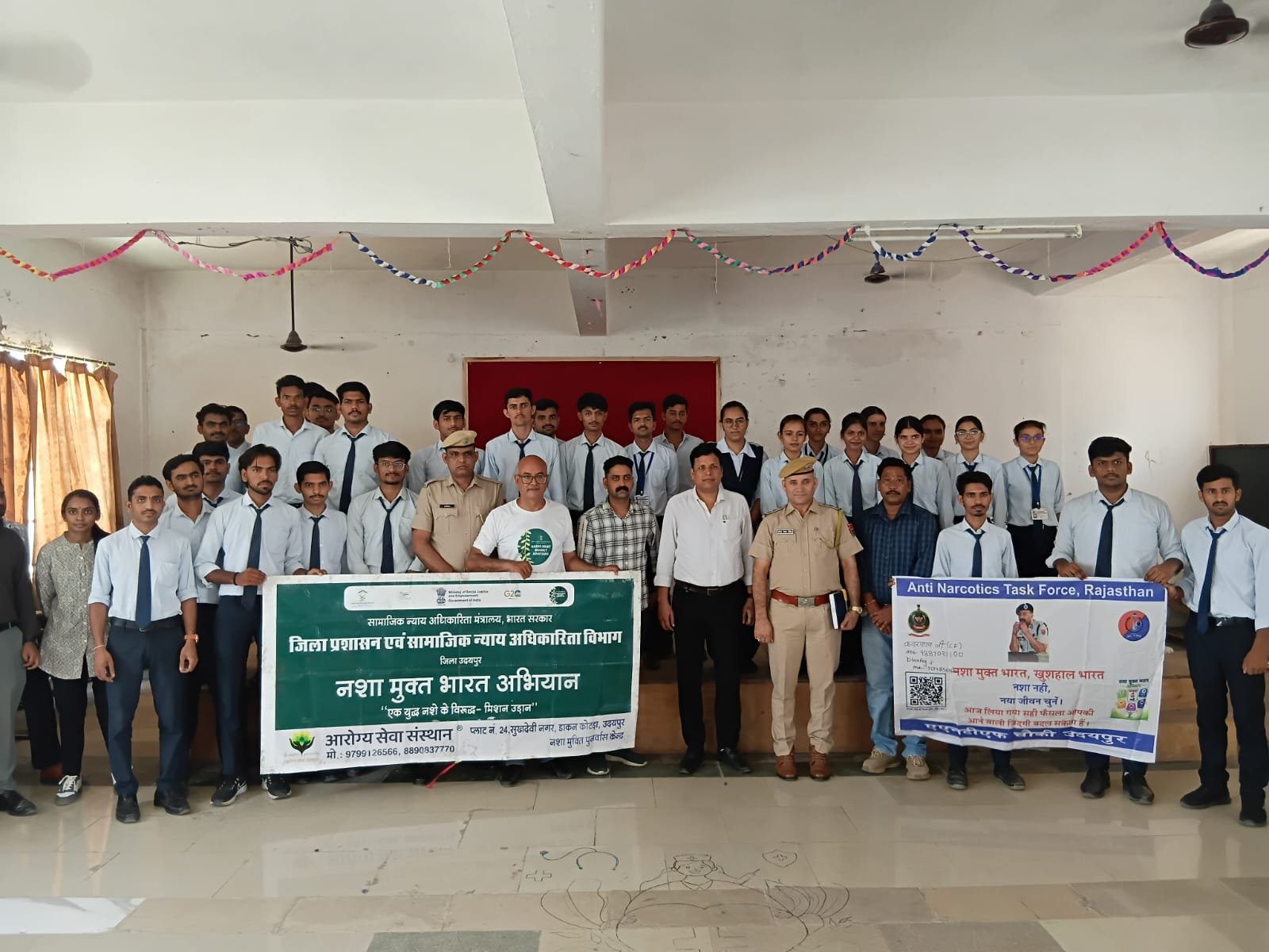 “युवा बनेंगे बदलाव के वाहक”रू मास कॉलेज ऑफ नर्सिंग में नशा मुक्ति का महासंकल्प