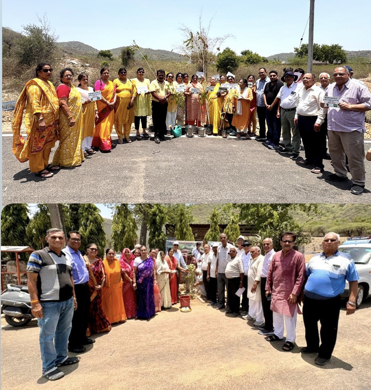 Commitment to Environmental Conservation: 70 Saplings Planted at Neelkanth Mahadev Temple, Amberi