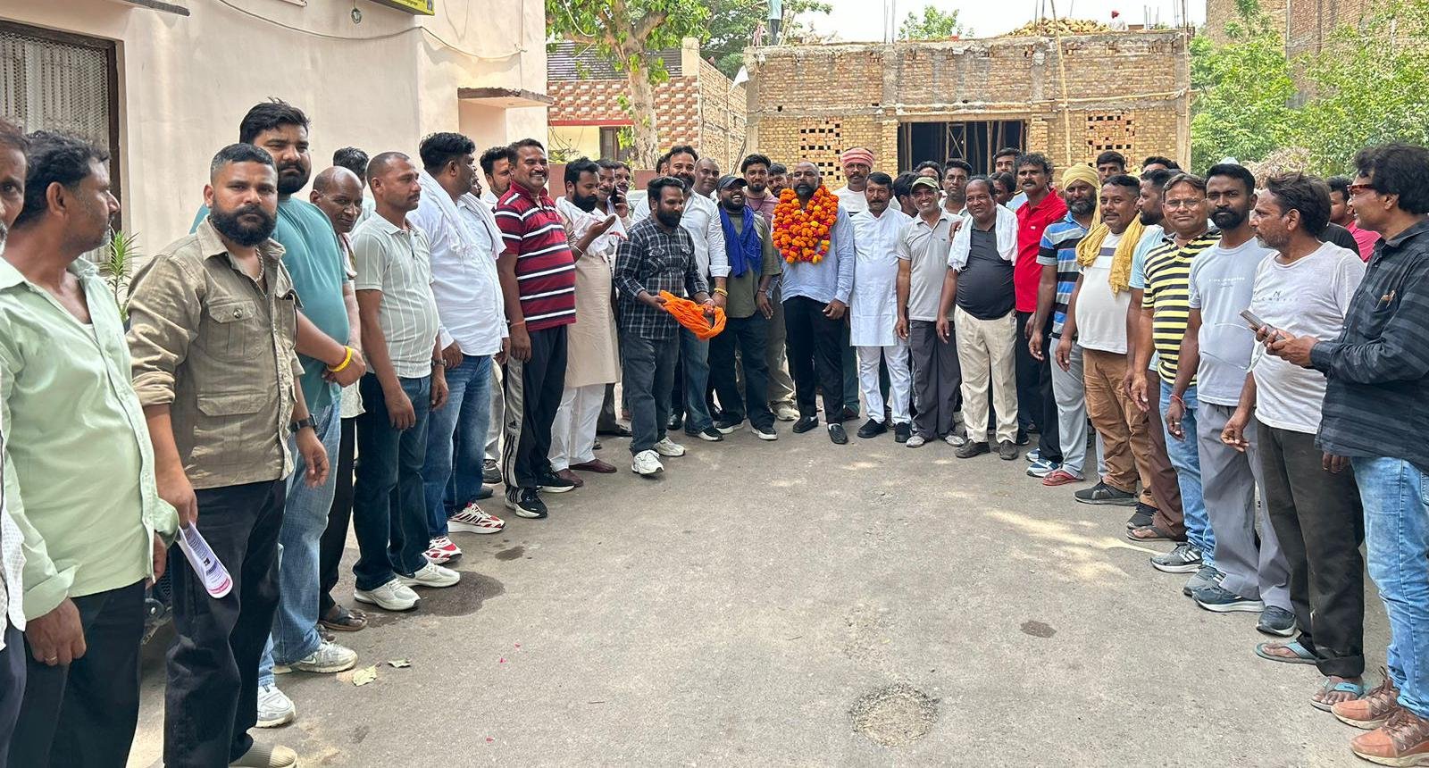 बंटी वाल्मीकि बने सफाई मजदूर कांग्रेस के जिलाध्यक्ष, श्रीगंगानगर में भव्य स्वागत