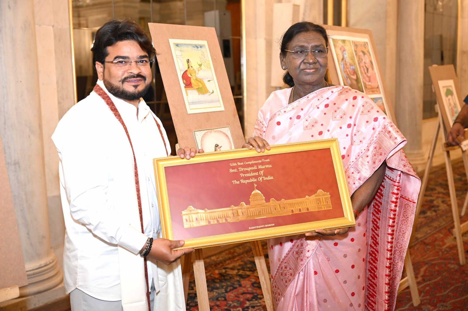 Dr. Nirmal Yadav of Udaipur Honoured by the President of India