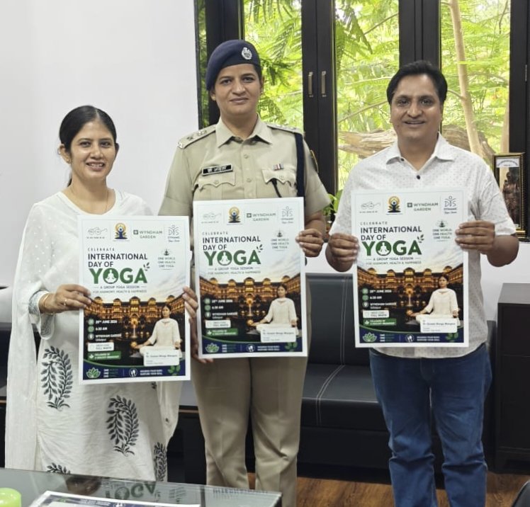 Poster Unveiled for International Yoga Day Event
