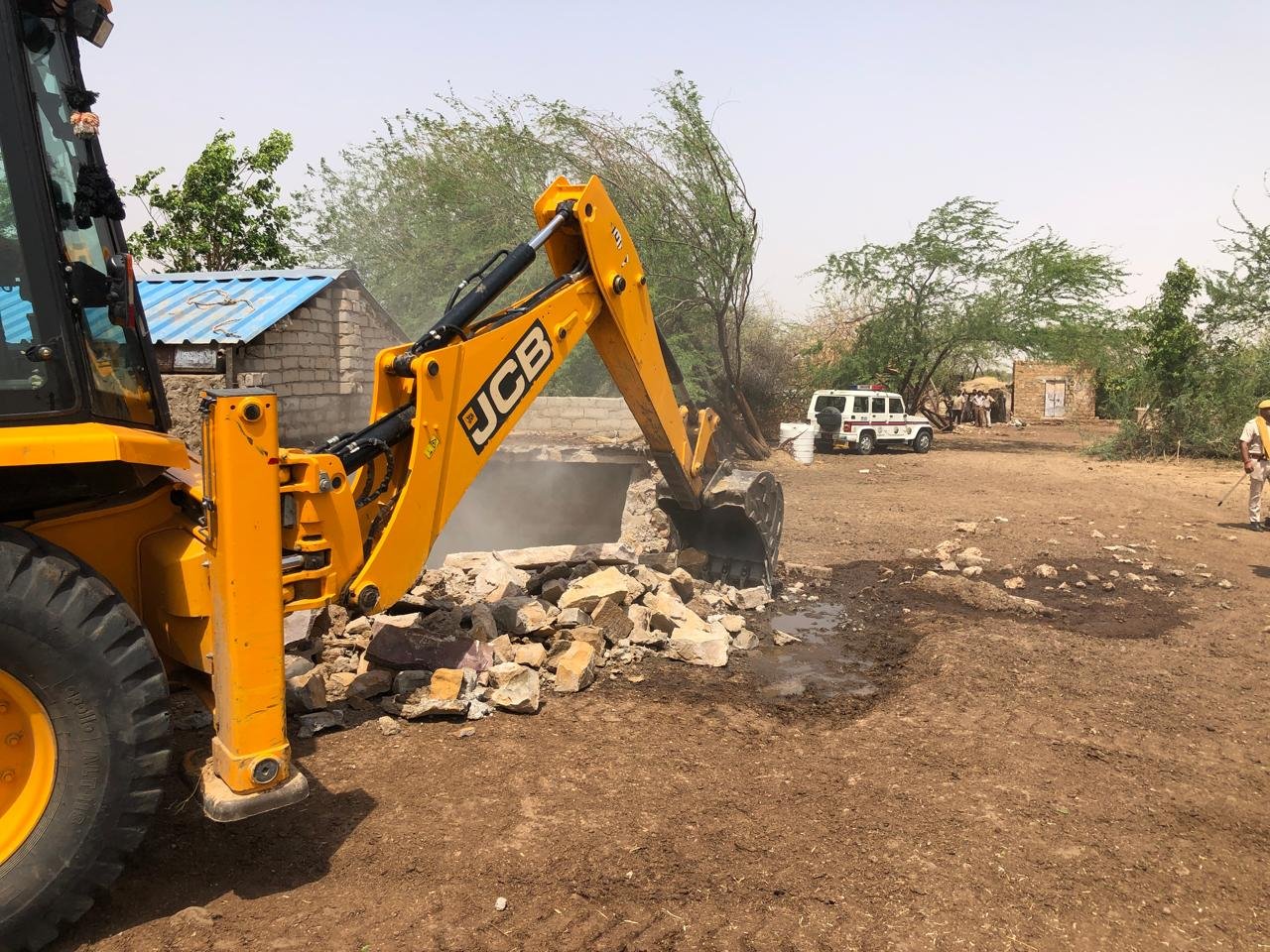 नगर विकास न्यास की बड़ी कार्रवाई हमीरा में 500 बीघा भूमि अतिक्रमण मुक्त, भूमाफियाओं पर कसा शिकंजा