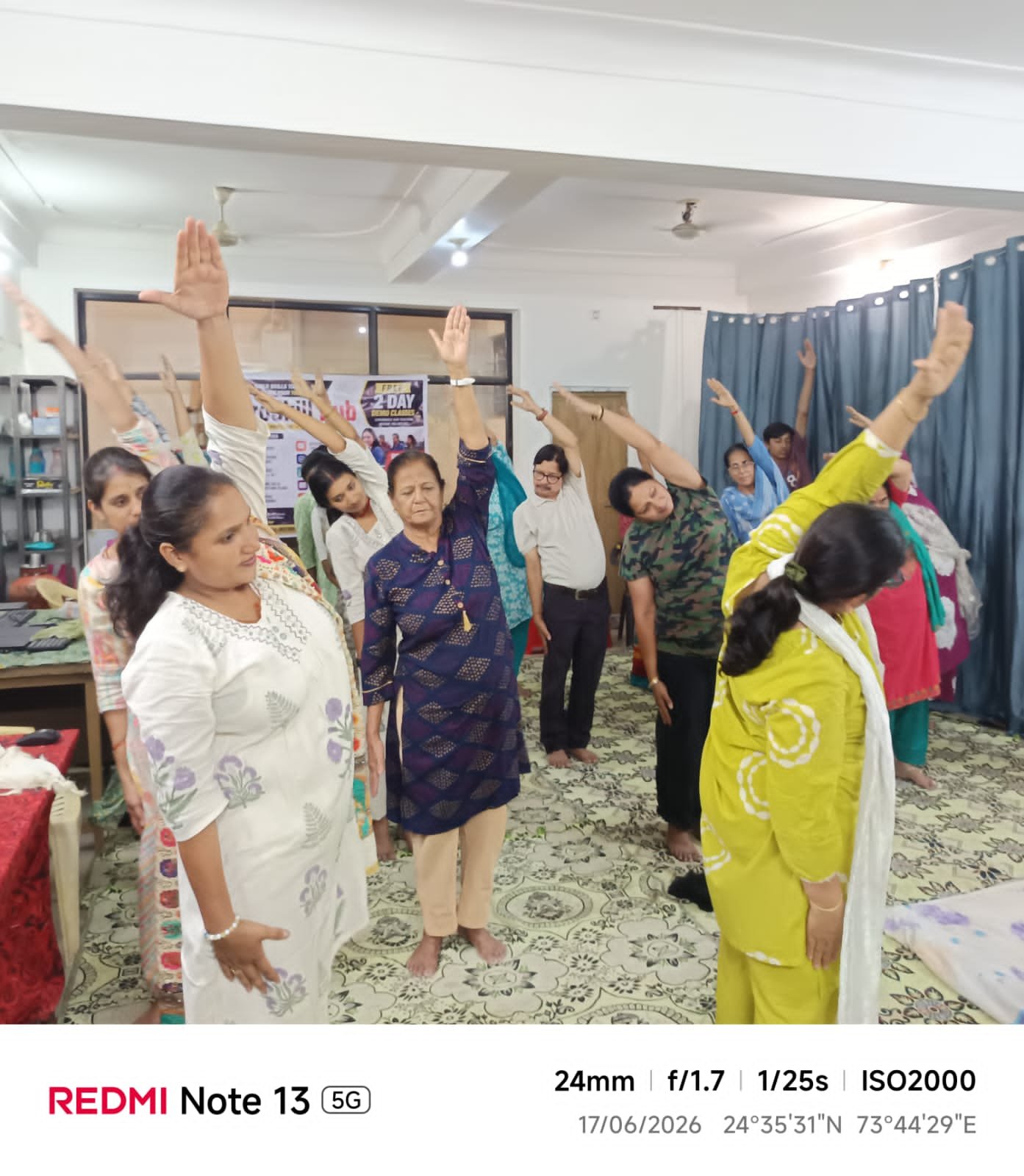 हार्टफुलनेस मेडिटेशन इंस्टीट्यूट एवं प्रोस्किल हब के संयुक्त तत्वावधान में तीन दिवसीय योग एवं ध्यान शिविर सम्पन्न