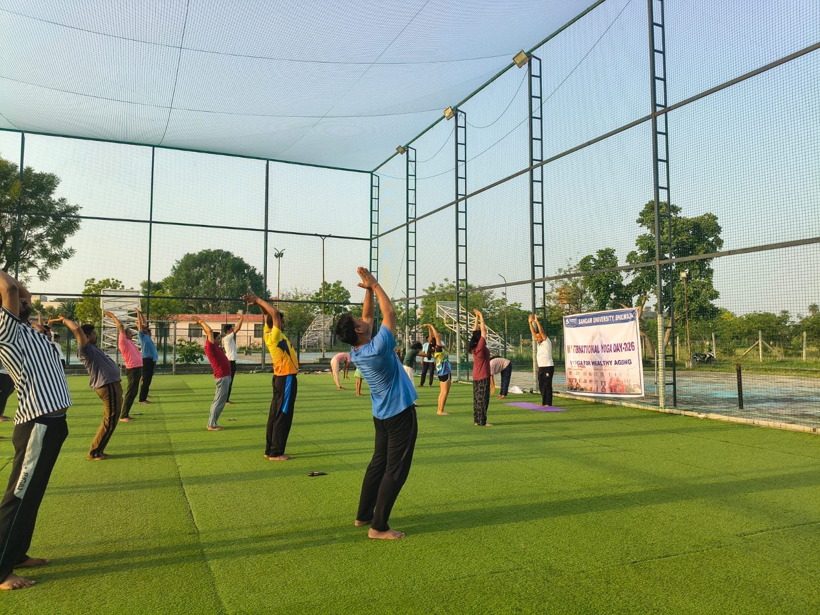 International Yoga Day 2026 Celebrated at Sangam University