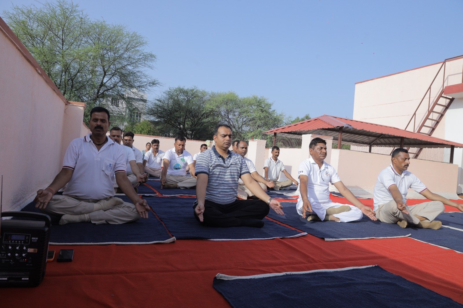 गृह रक्षा प्रशिक्षण केंद्र में उत्साहपूर्वक मनाया गया योग दिवस