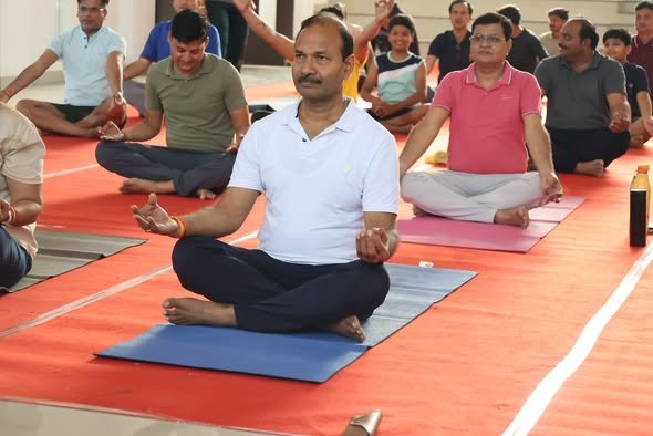 SAGE University Indore Celebrates International Yoga Day with the Theme “One Earth, One Health, One Consciousness”