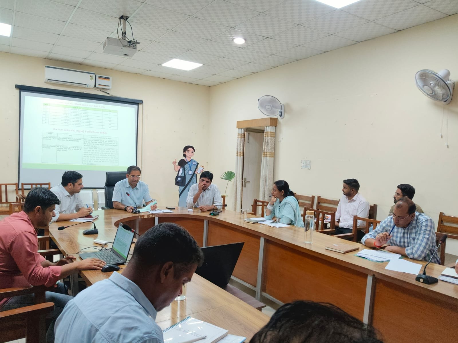 बजट घोषणाओं, हरियालो राजस्थान अभियान एवं विभागीय योजनाओं की प्रगति की समीक्षा