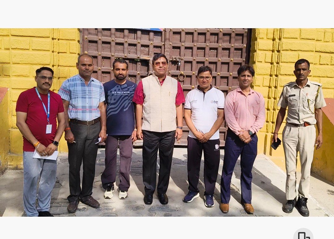 ####Sangam University Conducts Yoga and Pranayama Session at Bhilwara District Jail