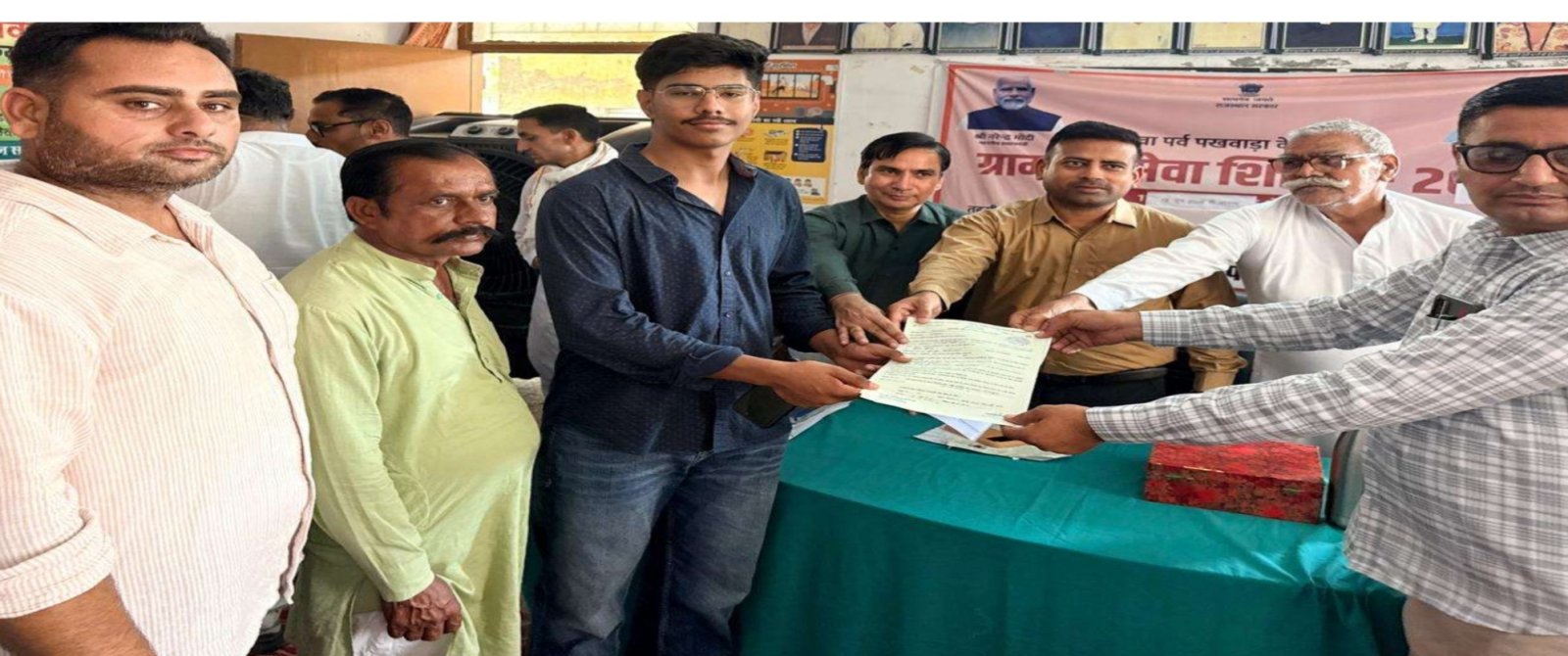 घडसाना के ग्रामीण सेवा शिविर में परिवादियों को मिला खाता विभाजन का लाभ