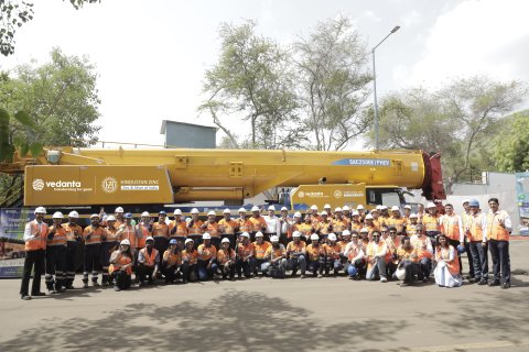 ###India’s First 250 MT Electric Crane Begins Operations at Hindustan Zinc