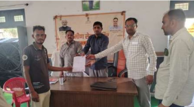 घडसाना के शिविर में कुम्भाराम को मिला आवासीय भूखण्ड का पट्टा