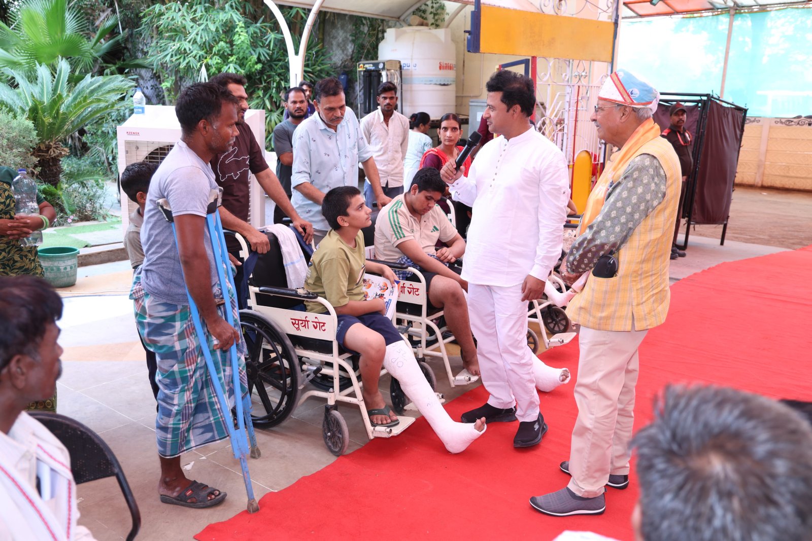 एसोसिएशन ऑफ रिटायर्ड जजेज के राष्ट्रीय अध्यक्ष एवं पूर्व न्यायाधीश जे.के. रांका ने दिव्यांग सेवा का किया अवलोकन