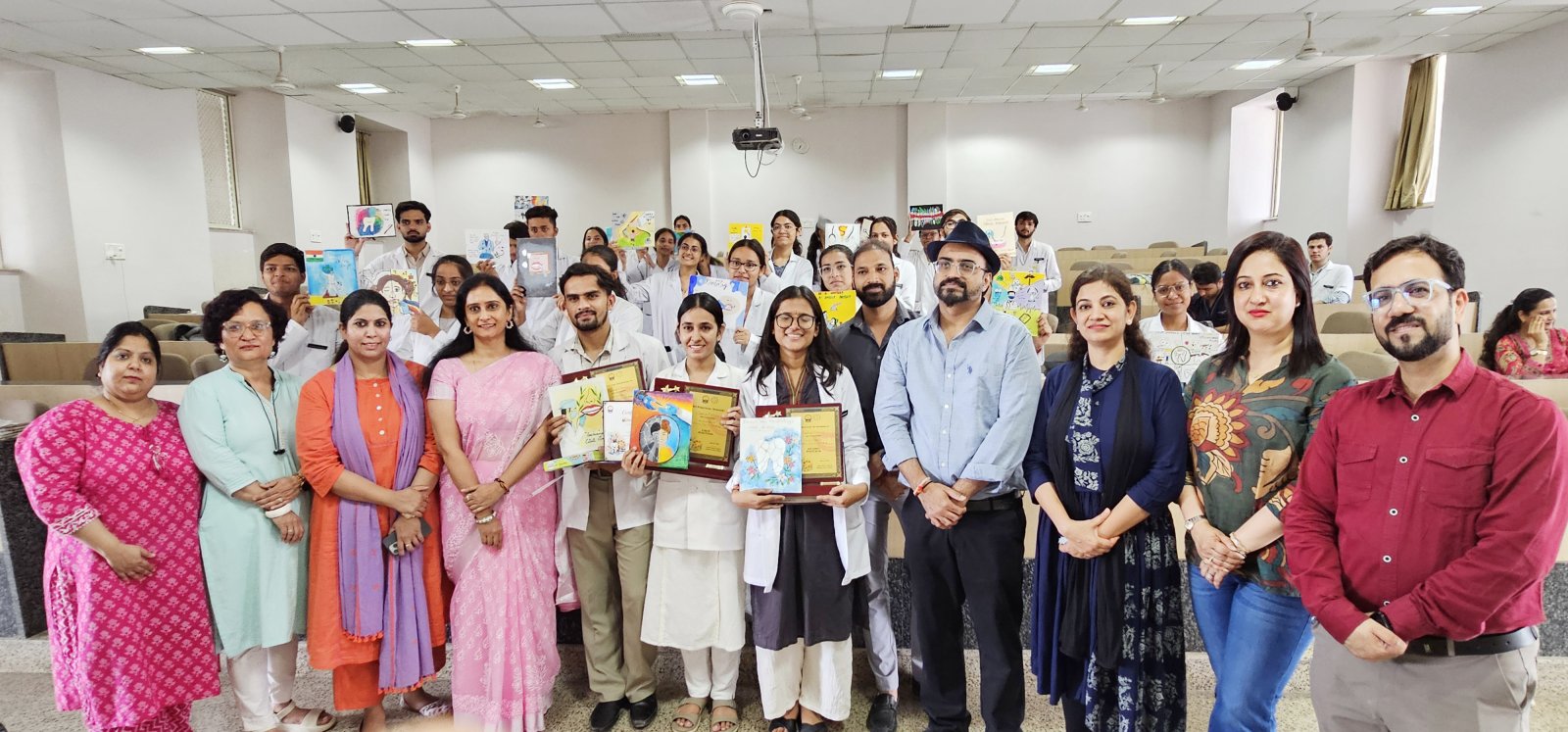 Art & Craft Competition Mark Doctors’ Day at Pacific Dental College; Future Dentists Paint Smiles on Canvas