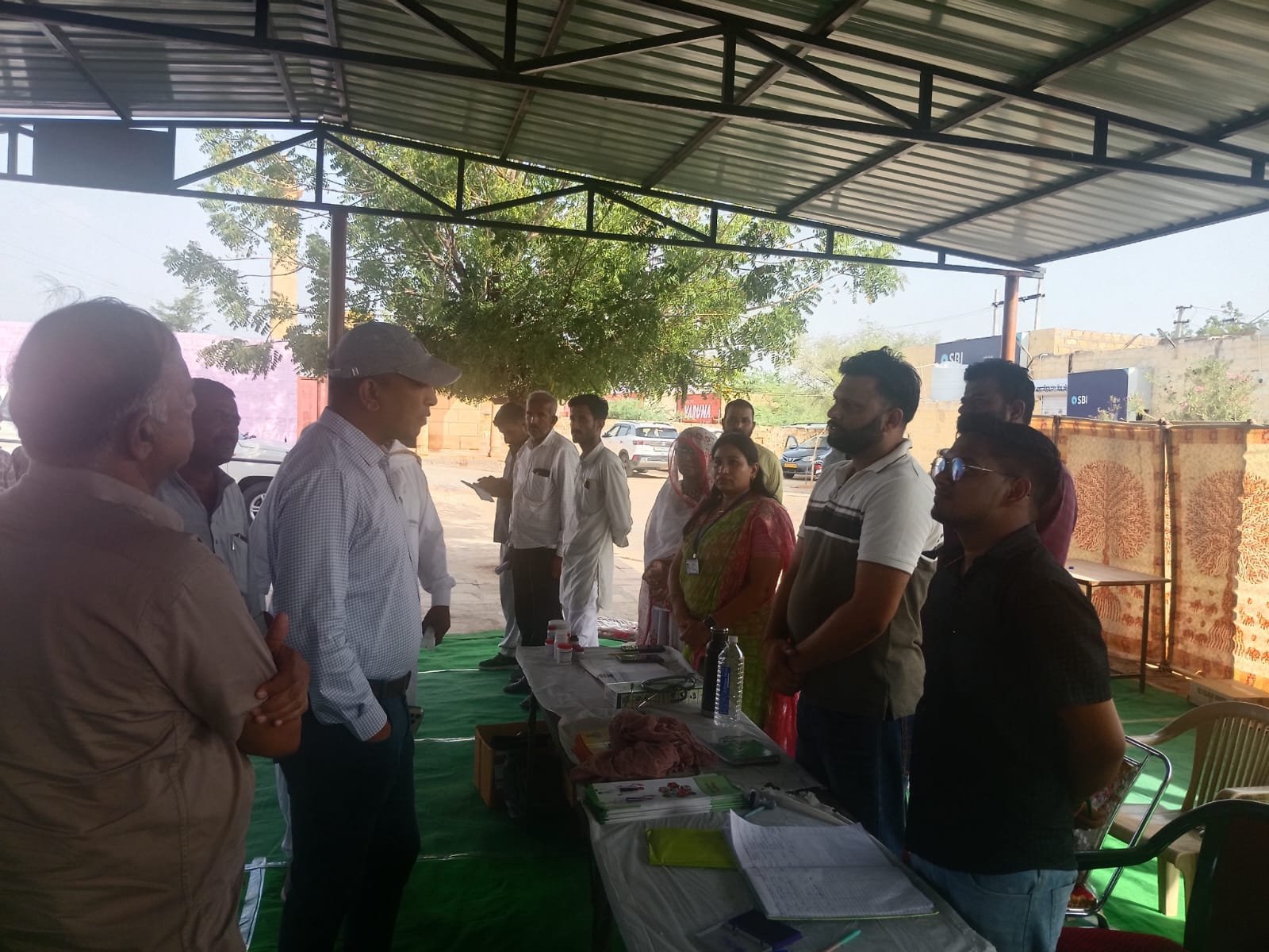 अतिरिक्त जिला कलक्टर ने सोनू ग्रामीण सेवा शिविर का किया निरीक्षण