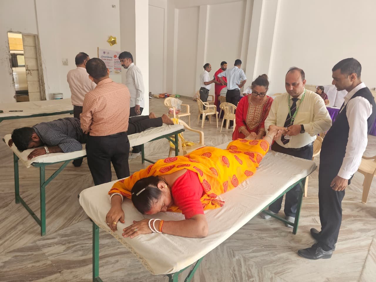 दो दिवसीय निःशुल्क रोग निवारण शिविर हुआ आगाज