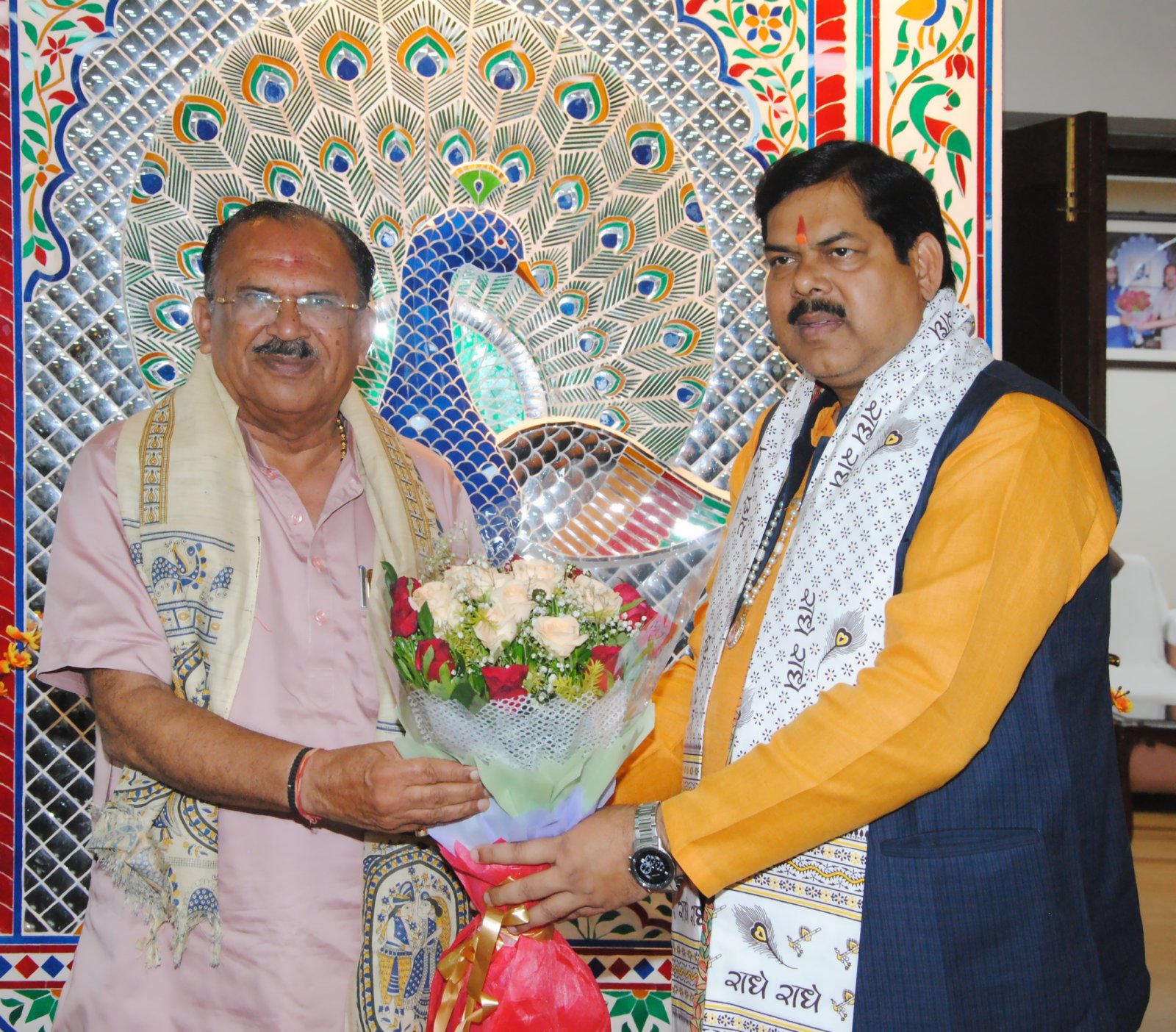 राजस्थान विधानसभा अध्यक्ष वासुदेव देवनानी से बिहार के शिक्षा मंत्री मिथिलेश तिवारी ने लिए शिक्षा सुधार के गुर