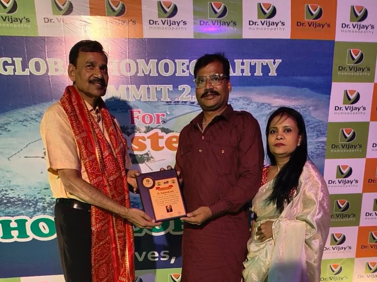 ###Dr. Rajneesh Jain and Dr. Reshu Jain Receive “Master of Homoeopathic Award 2026” at Global Summit in Maldives