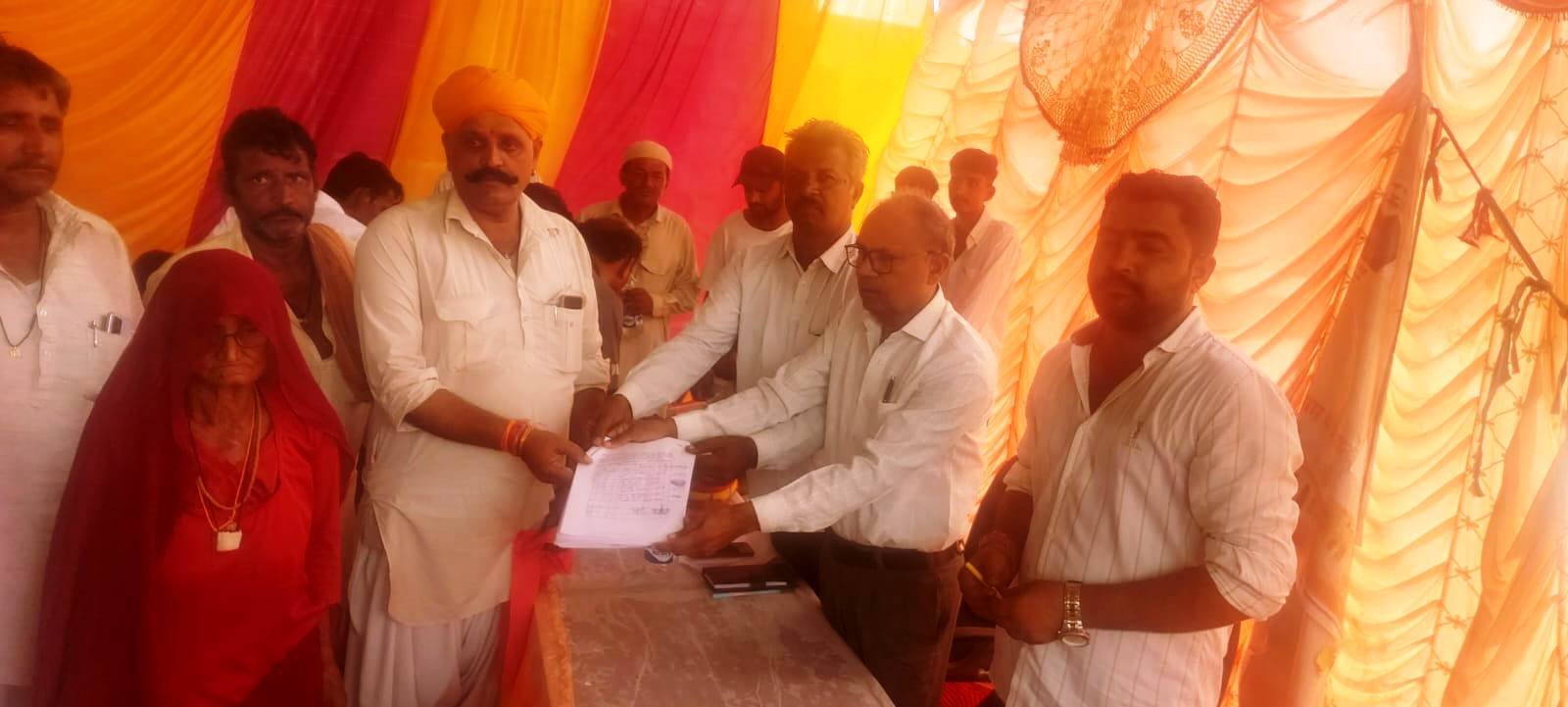 ग्राम पंचायत कनोई में हुए चार सहमति बंटवारें, दस खातेदारों को मिली राहत
