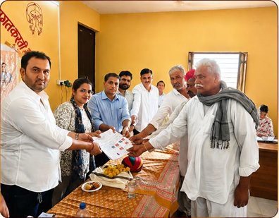 रीदवा शिविर में 3 परिवारों के मध्य हुआ आपसी सहमति से बंटवारा, मिला भूमि का असली मालिकाना हक
