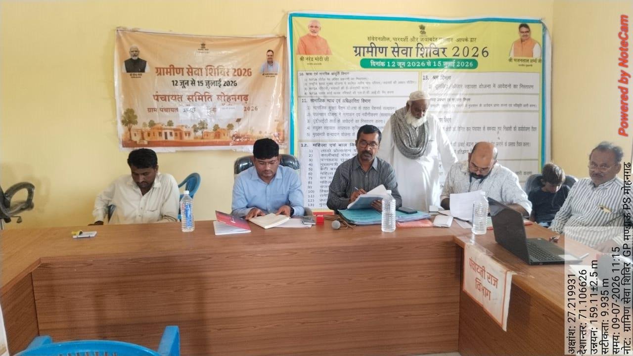 मंडाऊ ग्रामीण सेवा शिविर बना आशियाने का आधार,दीने खांॅ और मिस्त्री खां को मिला मकान का पट्टा दूर हुई वर्षो पुरानी चिंता