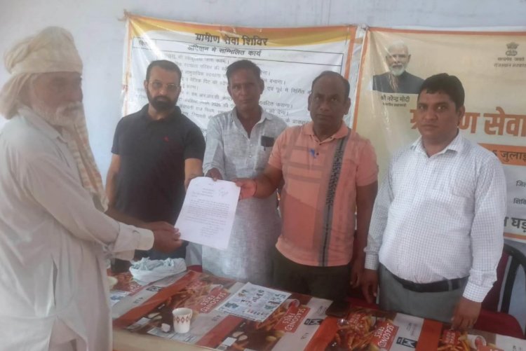 शिविर में विरासतन इंतकाल का मिला लाभ