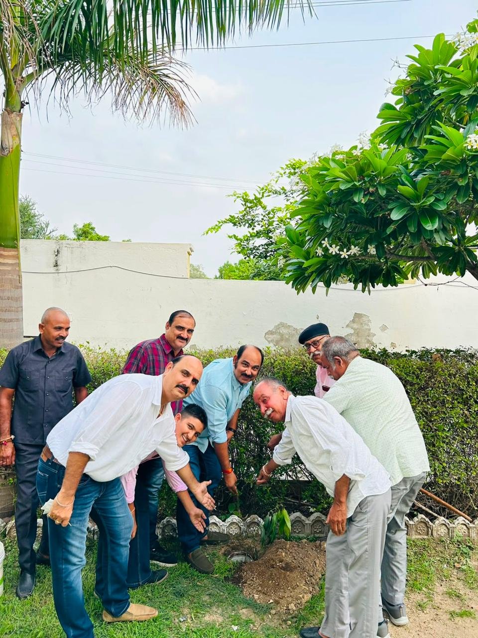 हरियाली राजस्थान अभियान" के तहत मेवाड़ क्षत्रिय महासभा ने किया पौधारोपण