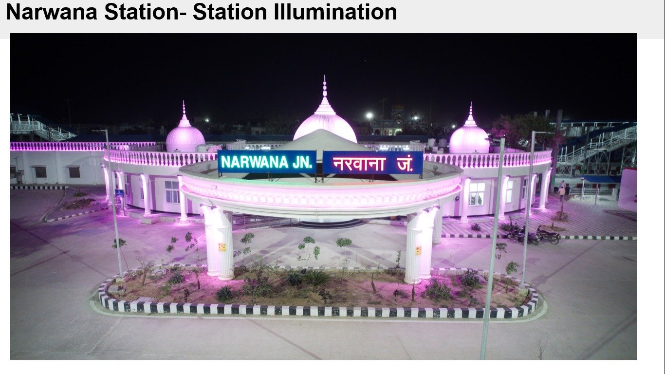 Narwana Railway Station Redeveloped Under Amrit Bharat Station Scheme
