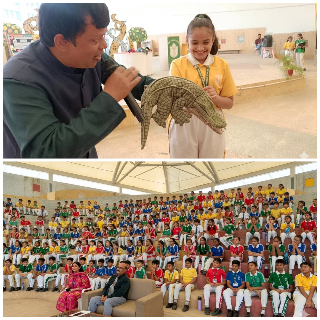 डीपीएस, उदयपुर में वेंट्रिलोक्विज्म कला का हुआ आयोजन
