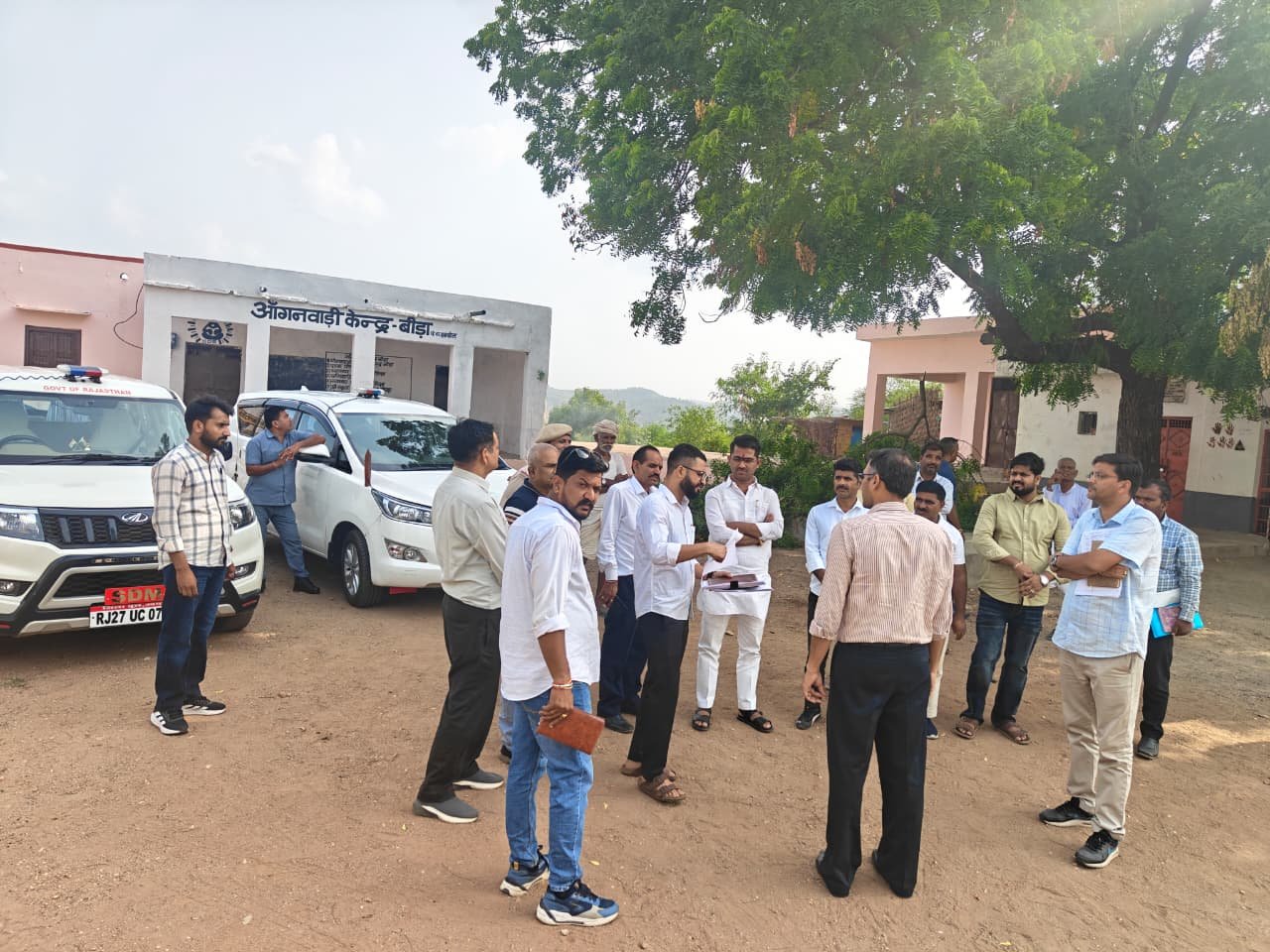 झाड़ोल में सीएम के संभावित दौरे की तैयारियों का जिला कलक्टर ने लिया जायजा