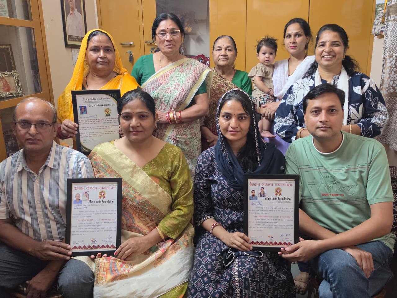 देहदानी को जन्मदिन पर अनूठी श्रद्धांजलि, सात लोगों ने लिया देहदान का संकल्प